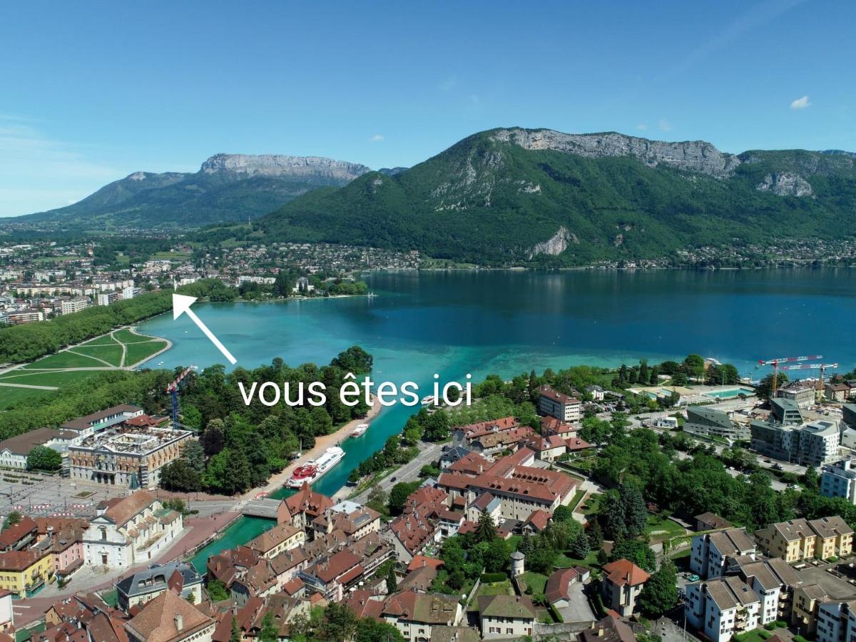 Studio Moderne, Place Parking Prive, Emplacement Ideal A 100 M Du Lac. 안시 외부 사진