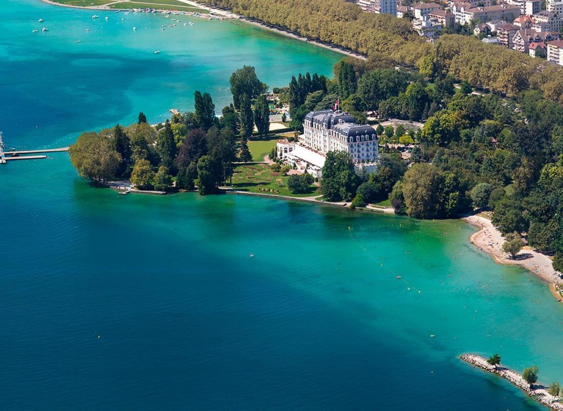 Studio Moderne, Place Parking Prive, Emplacement Ideal A 100 M Du Lac. 안시 외부 사진
